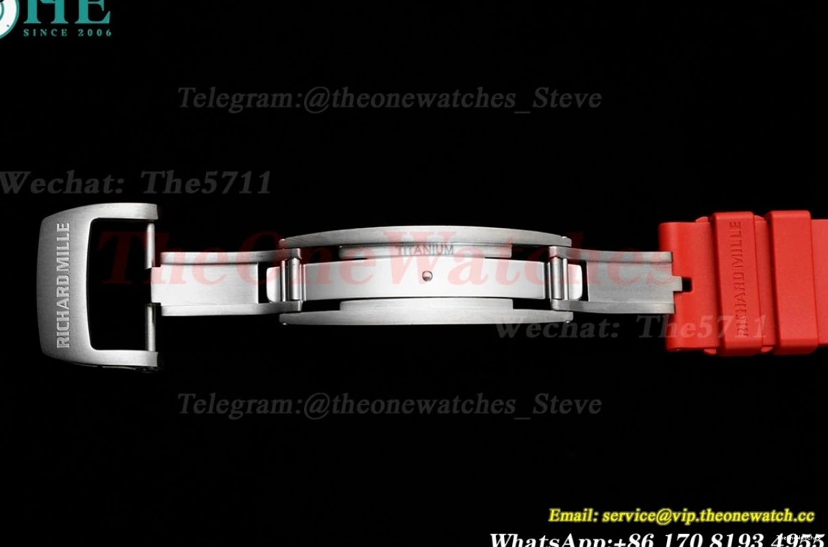 RM055 RU on NTPT Crown Red RMUL2 Clone Super ZF Red Strap Rubber 0406